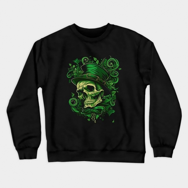 Saint-Patrick-skull-Crewneck-Sweatshirt3